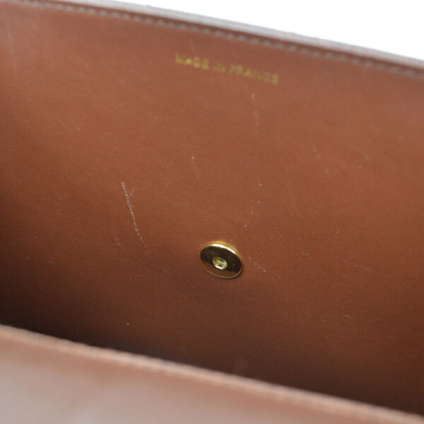 CHANEL 1998 Classic Flap Jumbo Sellier Brown Caviar