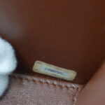 CHANEL 1998 Classic Flap Jumbo Sellier Brown Caviar