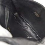 CHANEL 1980s Cosmoline Belt Bag Black Lambskin #65