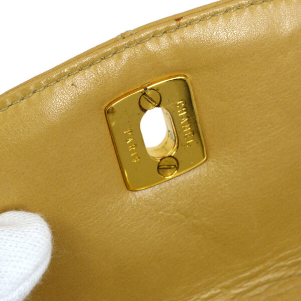CHANEL 1980s Cosmoline Belt Bag Beige Lambskin #70