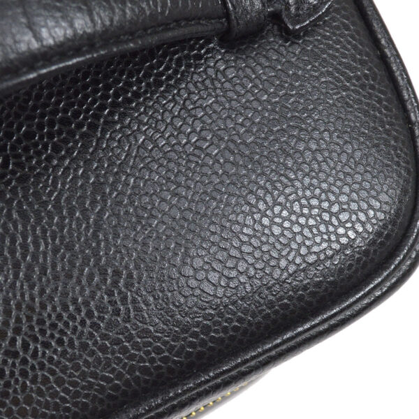CHANEL 1994-1996 Timeless Vanity Handbag Black Caviar