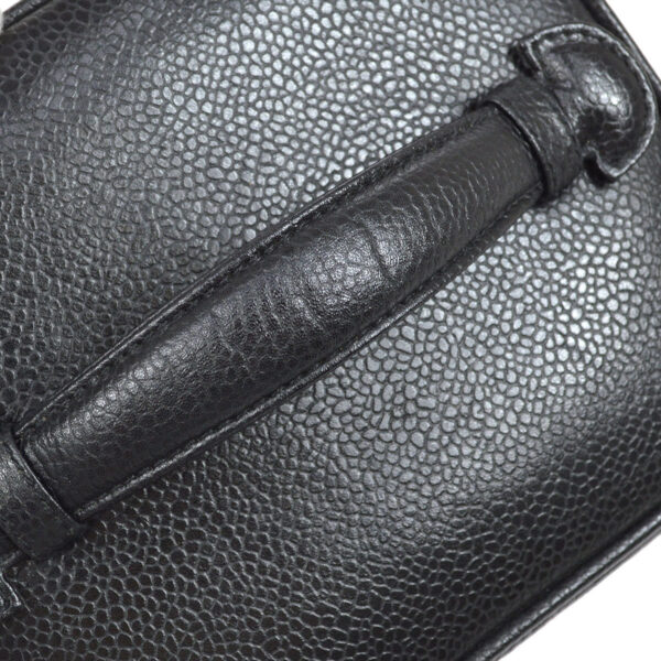 CHANEL 1994-1996 Timeless Vanity Handbag Black Caviar