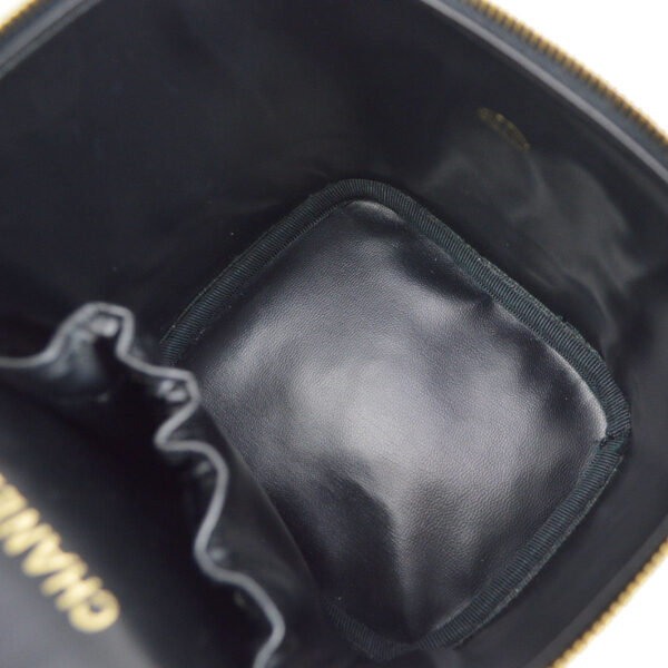CHANEL 1994-1996 Timeless Vanity Handbag Black Caviar
