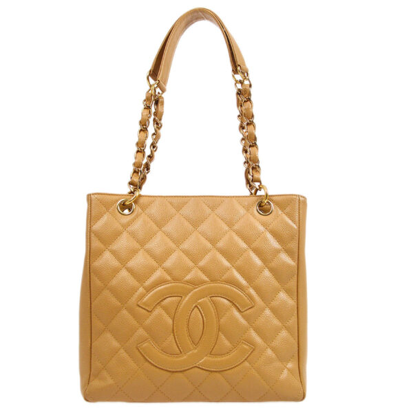 CHANEL 2004-2005 PST Beige Caviar