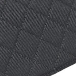 CHANEL 1989-1991 Straight Flap Bag Micro Sellier Black Canvas