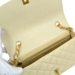 CHANEL * 1994-1996 Diana Flap Medium Ivory Caviar