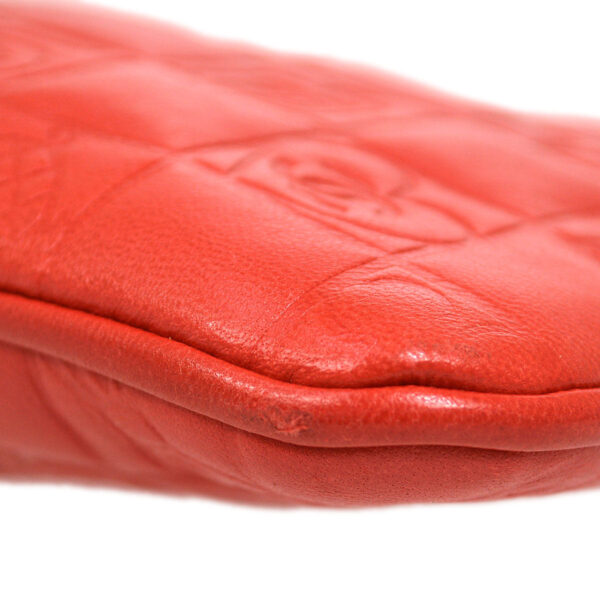 CHANEL 2003-2004 Icon Handbag Coral Pink Lambskin