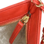 CHANEL 2003-2004 Icon Handbag Coral Pink Lambskin