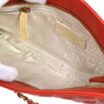 CHANEL 2003-2004 Icon Handbag Coral Pink Lambskin