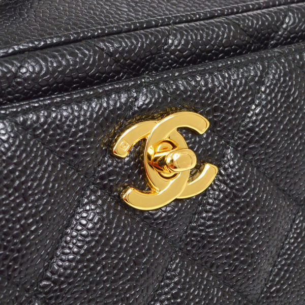 CHANEL 1994-1996 Camera Bag Large Black Caviar