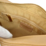 CHANEL 2003-2004 Hobo Bag Beige Caviar