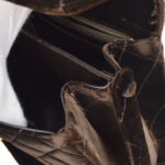 CHANEL 1997-1999 Quilted Flap Shoulder Bag Large Brown Velvet