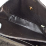 CHANEL 1997-1999 Quilted Flap Shoulder Bag Large Brown Velvet