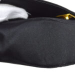 CHANEL 1991-1994 Diana Flap Mini Black Satin