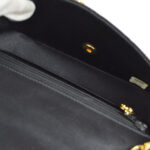 CHANEL 1991-1994 Diana Flap Mini Black Satin