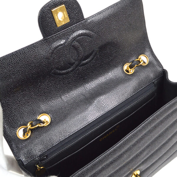 CHANEL 1994-1996 Large Horizontal Classic Single Flap
