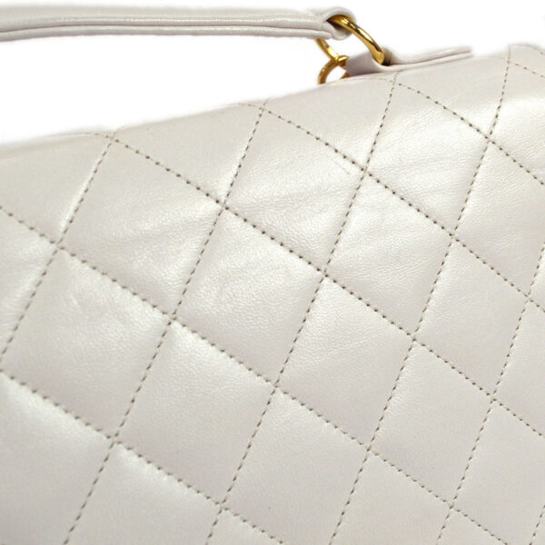 CHANEL 1989-1991 Double Turnlock 2way Handbag