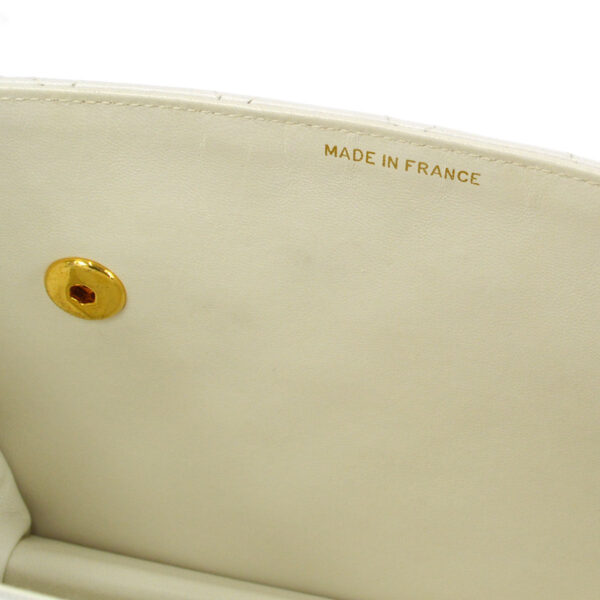 CHANEL 1989-1991 Double Turnlock 2way Handbag