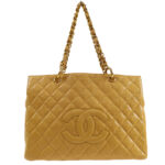 CHANEL 2001-2003 GST Beige Caviar