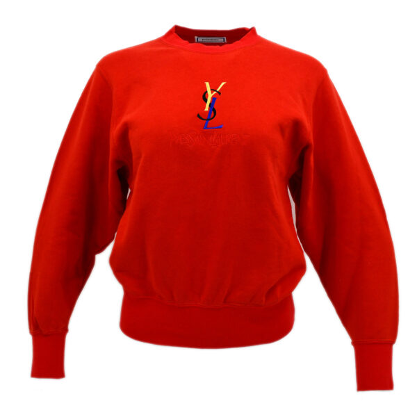 Yves Saint Laurent Sweatshirt Red #M