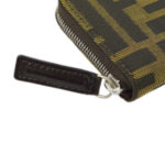 Fendi Brown Zucca Coin Case Wallet