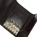 Fendi Brown Zucca Six Hook Key Case Small New