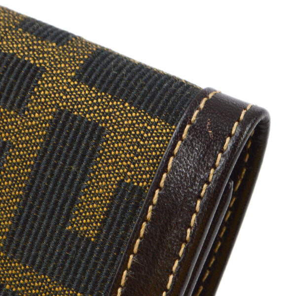 Fendi Brown Zucca Six Hook Key Case Small New