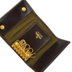 Fendi Brown Zucca Six Hook Key Case Small New