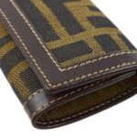Fendi Brown Zucca Six Hook Key Case Small New
