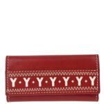 Yves Saint Laurent Red Four Hook Key Case Small New