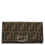 Fendi Brown Zucca Wallet Purse