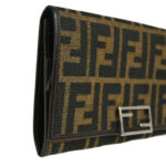 Fendi Brown Zucca Wallet Purse