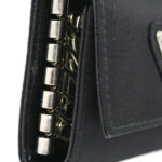 Prada Black Six Hook Key Case Small New