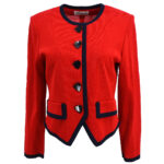 Yves Saint Laurent Cardigan Red #M