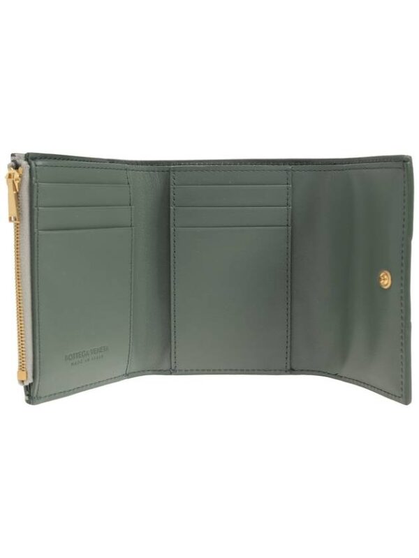 Bottega Veneta Cassette Tri-Fold Zipper Wallet 750245