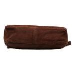 Fendi Mamma Bucket One Shoulder Bag Brown Canvas Leather