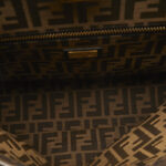 Fendi Handbag 8BN210 Brown Leather  Fendi