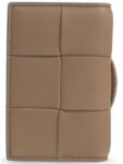 Bottega Veneta Bottega Veneta Leather Card Holder, Men's, Brown
