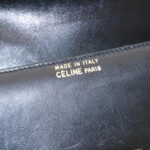 CELINE Horse Carriage Shoulder Bag Leather Black  26712
