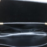 CELINE Horse Carriage Shoulder Bag Leather Black  26712