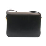 CELINE Horse Carriage Shoulder Bag Leather Black  26712