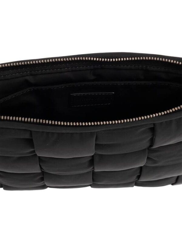 Bottega Veneta Cassette Small Flat Clutch Bag Black