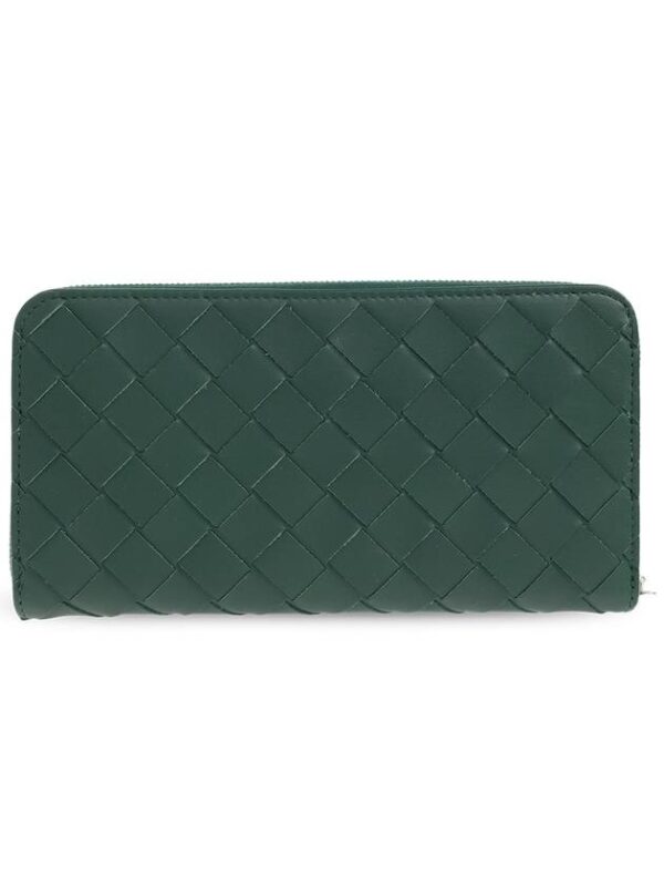 Bottega Veneta Bottega Veneta Leather Wallet, Men's, Green