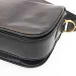 CELINE Horse Carriage Shoulder Bag Leather Black  28422