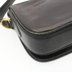 CELINE Horse Carriage Shoulder Bag Leather Black  28422