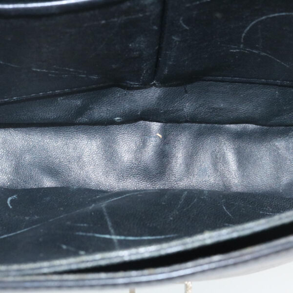 CELINE Horse Carriage Shoulder Bag Leather Black  28422