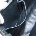 CELINE Horse Carriage Shoulder Bag Leather Black  28422