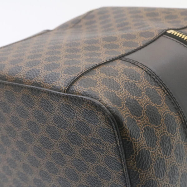 CELINE Macadam Canvas Vany Cosmetic Pouch Black  28799A
