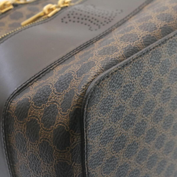 CELINE Macadam Canvas Vany Cosmetic Pouch Black  28799A