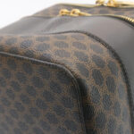 CELINE Macadam Canvas Vany Cosmetic Pouch Black  28799A